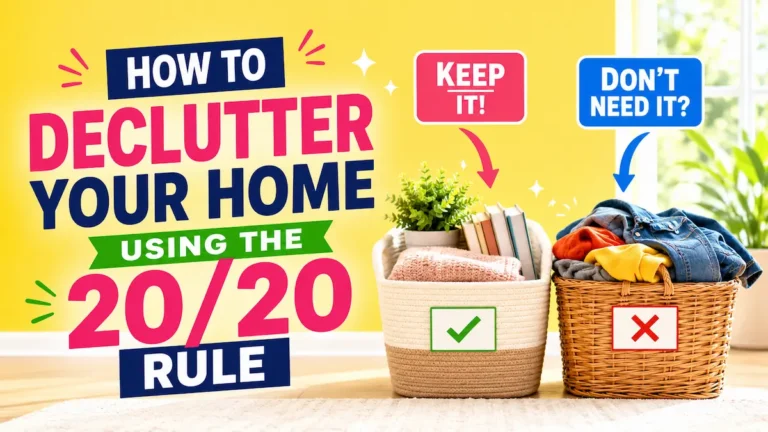 How to Declutter Your Home Using the 20/20 Rule